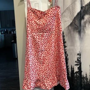 Princess polly size 6 dress red and pink